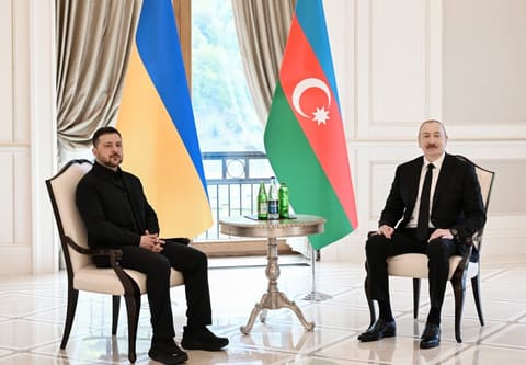 İlham Əliyevin Ukrayna Prezidenti ilə geniş tərkibdə görüşü başa çatıb - YENİLƏNİB - FOTOLAR