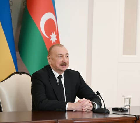 Azərbaycan və Ukrayna prezidentləri mətbuata bəyanatlarla çıxış ediblər - YENİLƏNİB