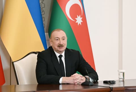 Azərbaycan və Ukrayna prezidentləri mətbuata bəyanatlarla çıxış ediblər - YENİLƏNİB