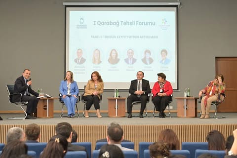 Xankəndidə I Qarabağ Təhsil Forumu öz işinə başlayıb - FOTOLAR