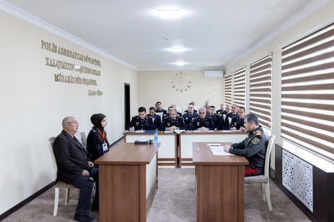 Nazir Vilayət Eyvazov Göyçayda növbəti vətəndaş qəbulu və sıra baxışı keçirib