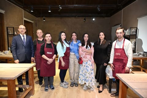 Leyla Əliyeva və Arzu Əliyeva Şəkidə tarixi-memarlıq abidələrinin bərpadan sonra açılışında iştirak ediblər