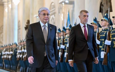 Çexiyanın Baş naziri Qazaxıstanda səfərdədir