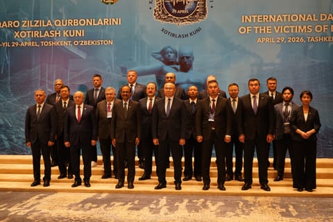 Nazir Kəmaləddin Heydərov Özbəkistanda səfərdə olub