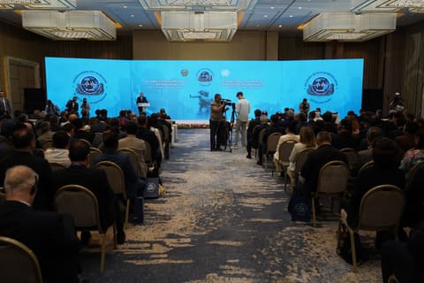 Nazir Kəmaləddin Heydərov Özbəkistanda səfərdə olub