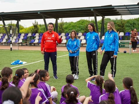 Füzulidə qızlar üçün futbol festivalı keçirilib