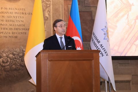 Vatikanda Heydər Əliyev Fondu ilə birgə layihələrin təqdimatına həsr olunan tədbir keçirilib