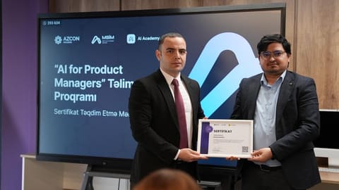 Dövlət qurumlarının əməkdaşları üçün süni intellekt üzrə təlim proqramı yekunlaşıb