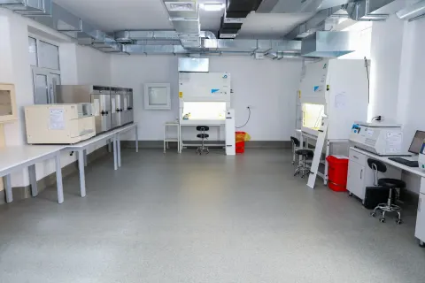 Poliklinikanın Laboratoriya şöbəsinin açılışı olub - Fotolar