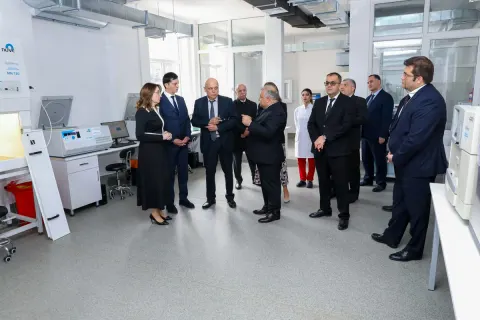 Poliklinikanın Laboratoriya şöbəsinin açılışı olub - Fotolar