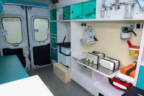 Poliklinikanın Laboratoriya şöbəsinin açılışı olub - Fotolar