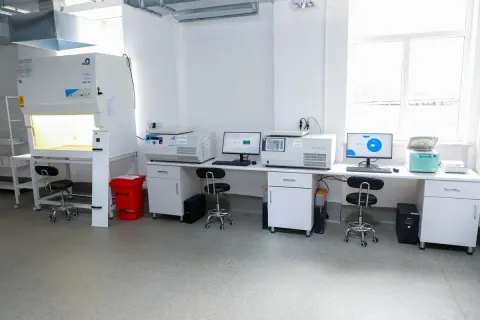 Poliklinikanın Laboratoriya şöbəsinin açılışı olub - Fotolar