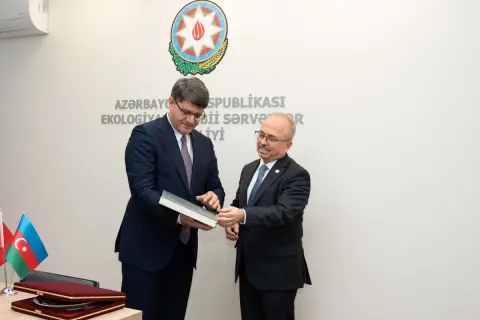 Türkiyənin Azərbaycandakı səfiri ilə Rəşad İsmayılov arasında görüş keçirilib - Fotolar