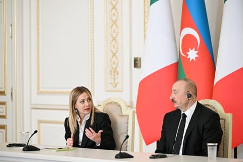 İlham Əliyev və Ciorcia Meloni mətbuata bəyanatlarla çıxış ediblər - YENİLƏNİB