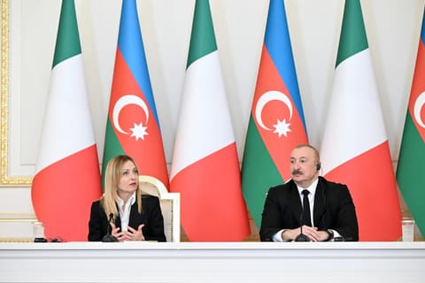 İlham Əliyev və Ciorcia Meloni mətbuata bəyanatlarla çıxış ediblər - YENİLƏNİB