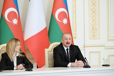 İlham Əliyev və Ciorcia Meloni mətbuata bəyanatlarla çıxış ediblər - YENİLƏNİB