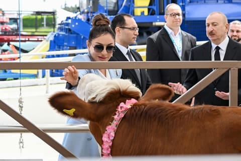  İlham Əliyev 19-cu “Caspian Agro Week” və 31-ci “InterFood Azerbaijan” sərgiləri ilə tanış olub - YENİLƏNİB