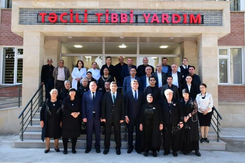 Ağstafa Rayon Mərkəzi Xəstəxanasının Təcili tibbi yardım şöbəsi təmirdən sonra istifadəyə verilib