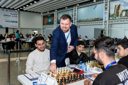 “Baku Open 2026” Beynəlxalq Şahmat Festivalında son tura start verilib