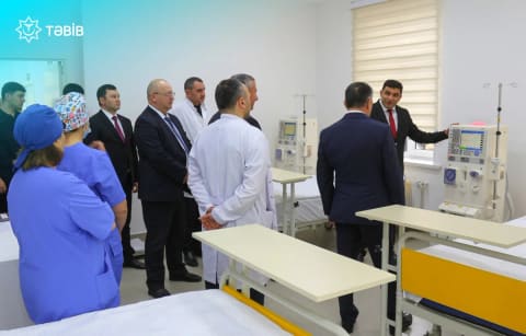Gədəbəy Rayon Mərkəzi Xəstəxanasında Hemodializ şöbəsi açılıb