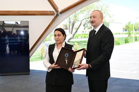  İlham Əliyev və birinci xanım Mehriban Əliyeva Cəbrayıla səfər ediblər - YENİLƏNİB