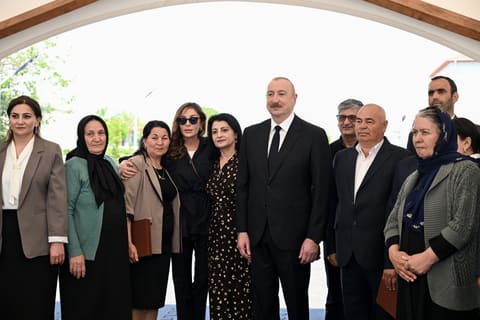  İlham Əliyev və birinci xanım Mehriban Əliyeva Cəbrayıla səfər ediblər - YENİLƏNİB