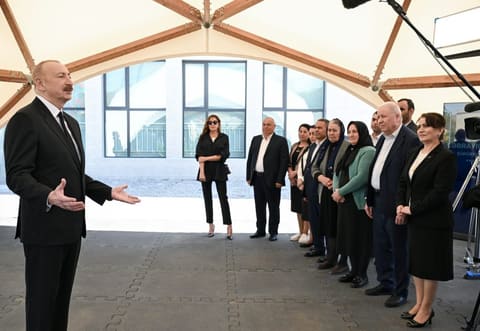  İlham Əliyev və birinci xanım Mehriban Əliyeva Cəbrayıla səfər ediblər - YENİLƏNİB
