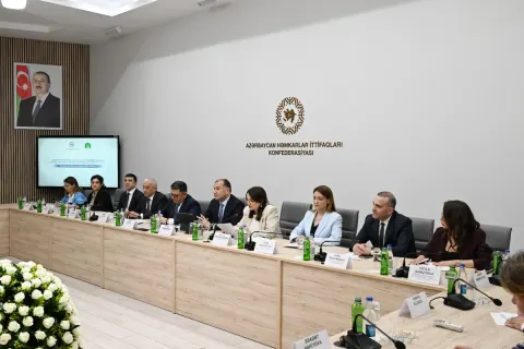 Həmkarlar ittifaqları arasında Əməkdaşlıq Memorandumu imzalanıb - Fotolar