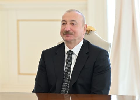  İlham Əliyev Slovakiya Milli Şurası sədrinin başçılıq etdiyi nümayəndə heyətini qəbul edib