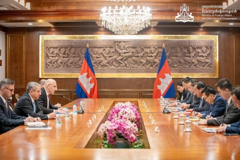 Elçin Əmirbəyov Kambocada bir sıra yüksək səviyyəli görüşlər keçirib