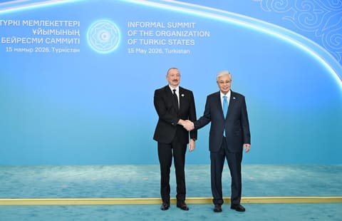 İlham Əliyev Türküstanda TDT-nin qeyri-rəsmi Zirvə görüşündə çıxış edib -  YENİLƏNİB 3