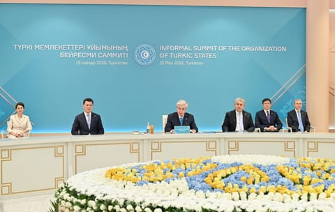 İlham Əliyev Türküstanda TDT-nin qeyri-rəsmi Zirvə görüşündə çıxış edib -  YENİLƏNİB 3