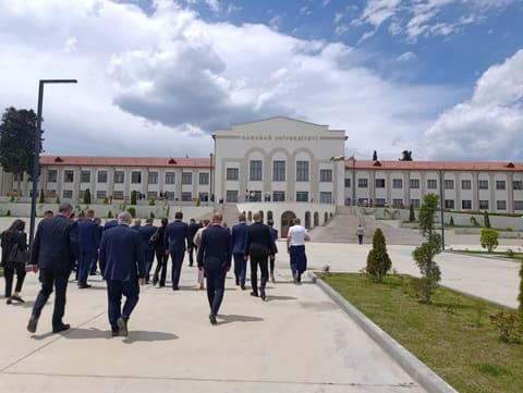 Slovakiya Milli Şurası sədrinin başçılıq etdiyi nümayəndə heyəti Xankəndidə quruculuq işləri ilə tanış olub