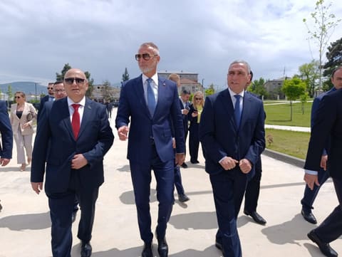 Slovakiya Milli Şurası sədrinin başçılıq etdiyi nümayəndə heyəti Xankəndidə quruculuq işləri ilə tanış olub