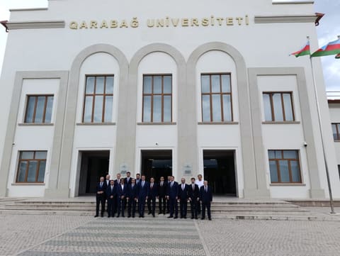 Slovakiya Milli Şurası sədrinin başçılıq etdiyi nümayəndə heyəti Xankəndidə quruculuq işləri ilə tanış olub