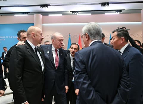 İlham Əliyev Türküstanda TDT-nin qeyri-rəsmi Zirvə görüşündə çıxış edib -  YENİLƏNİB 3