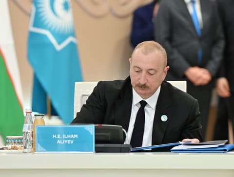 İlham Əliyev Türküstanda TDT-nin qeyri-rəsmi Zirvə görüşündə çıxış edib -  YENİLƏNİB 3