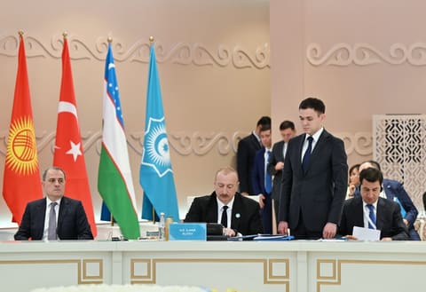 İlham Əliyev Türküstanda TDT-nin qeyri-rəsmi Zirvə görüşündə çıxış edib -  YENİLƏNİB 3