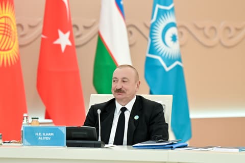 İlham Əliyev Türküstanda TDT-nin qeyri-rəsmi Zirvə görüşündə çıxış edib -  YENİLƏNİB 3