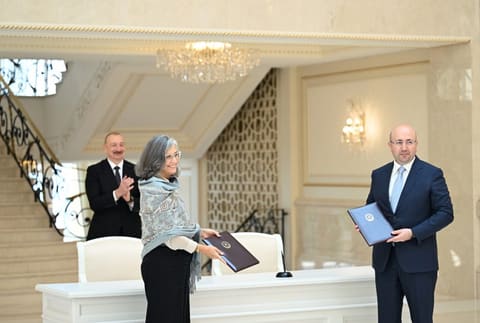  İlham Əliyev BMT-nin Məskunlaşma Proqramının icraçı direktorunu qəbul edib