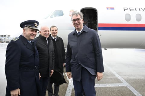 Serbiya Prezidenti Azərbaycana səfərə gəlib