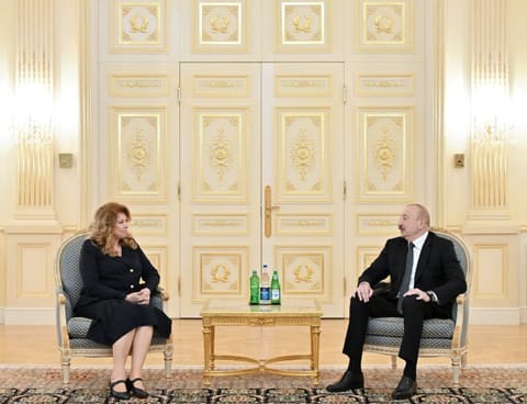 İlham Əliyev Bolqarıstan Prezidenti ilə görüşüb