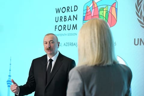 Prezident İlham Əliyev "Euronews" televiziyasına müsahibə verib