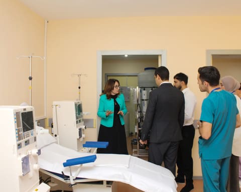 Ucar Rayon Mərkəzi Xəstəxanasında yeni Hemodializ şöbəsinin açılışı olub