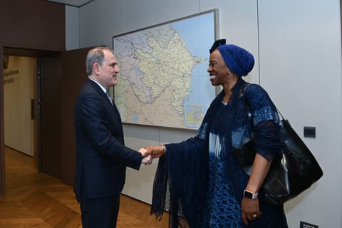 Ceyhun Bayramov Ugochi Daniels ilə görüş keçirib