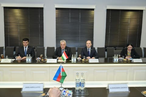 Emin Əmrullayev Tacikistan təhsil və elm naziri ilə görüşüb