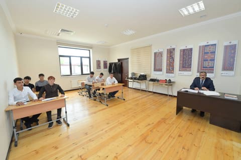 Emin Əmrullayev İsmayıllı Dövlət Peşə Təhsil Mərkəzinin Qobustan Korpusunda olub