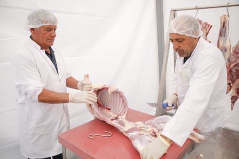 İşğaldan azad olunmuş rayonlarda qurbanlıq heyvanların satışı və kəsimi xidmətləri göstərilir