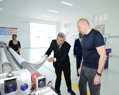 Xocalı şəhərində “Qarabağ Tekstil Evi” MMC istifadəyə verilib