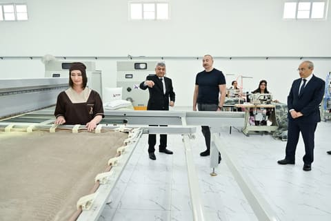 Xocalı şəhərində “Qarabağ Tekstil Evi” MMC istifadəyə verilib